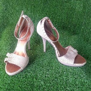 NEW! Michael Antonio CREAM LOVINA Ankle Strap CROC